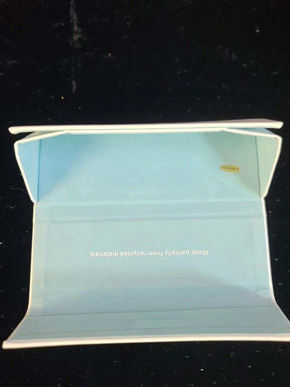 Aldo Tura Cream Eyeglass Case